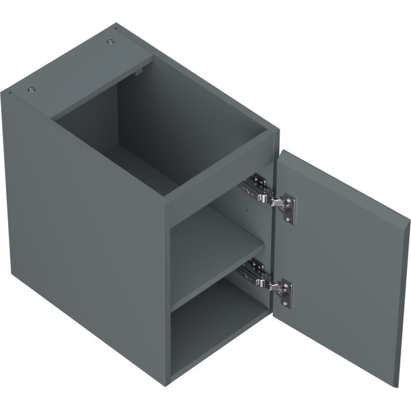 Mexen Orio meuble de salle de bain sous-vasque 30 cm, 1 porte, graphite mat - 91A11-03047-1-BF66