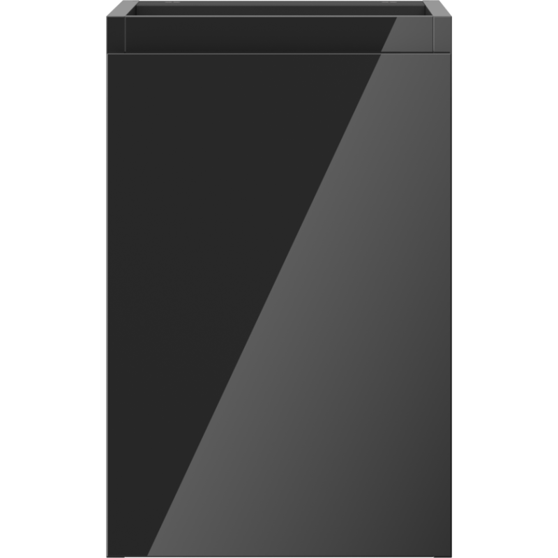 Mexen Orio vannas istabas izlietnes skapītis 30 cm, 1 durvis, melna spīdīga - 91A11-03047-1-BF70