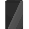 Mexen Orio armoire de salle de bain sous vasque 30 cm, 1 porte, noir brillant - 91A11-03047-1-BF70