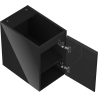 Mexen Orio bathroom cabinet under the sink 30 cm, 1 door, black gloss - 91A11-03047-1-BF70