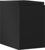 Mexen Orio armoire de salle de bain sous-lavabo 30 cm, 1 porte, noir mat - 91A11-03047-1-BF71