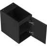 Mexen Orio armario de baño bajo lavabo 30 cm, 1 puerta, negro mate - 91A11-03047-1-BF71