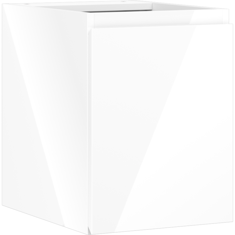Mexen Orio meuble de salle de bain sous-lavabo 35 cm, 1 porte, blanc brillant - 91A11-03547-1-BF00