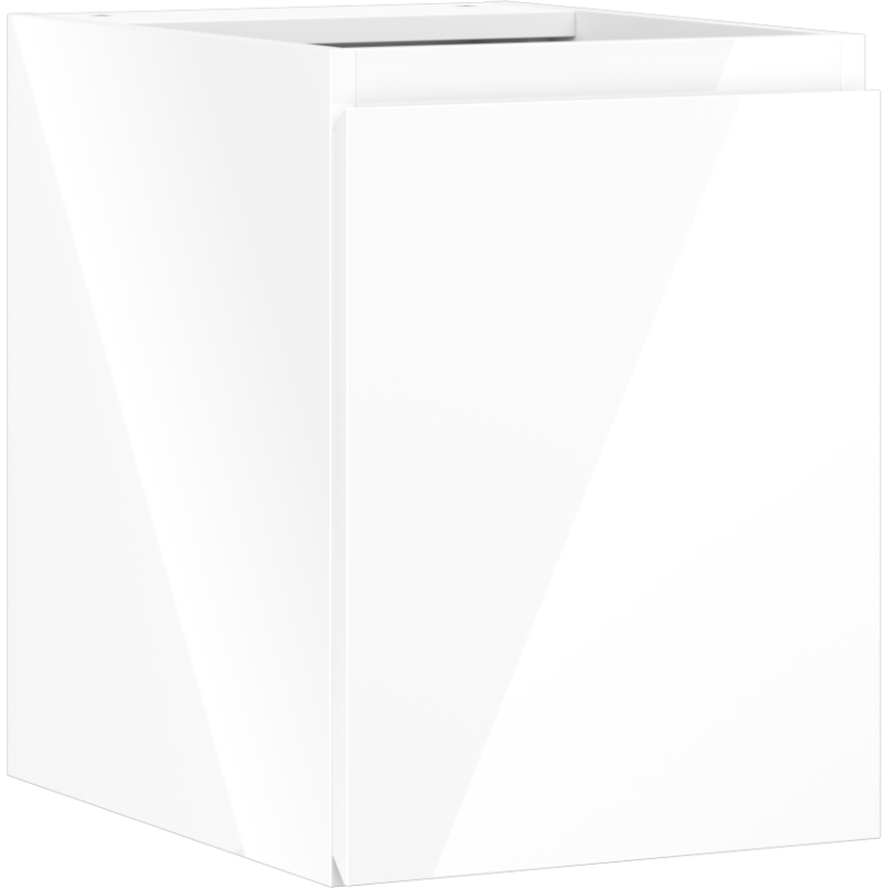 Mexen Orio mueble de baño para lavabo 35 cm, 1 puerta, blanco brillo - 91A11-03547-1-BF00