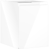 Mexen Orio bathroom cabinet under-sink 35 cm, 1 door, white gloss - 91A11-03547-1-BF00