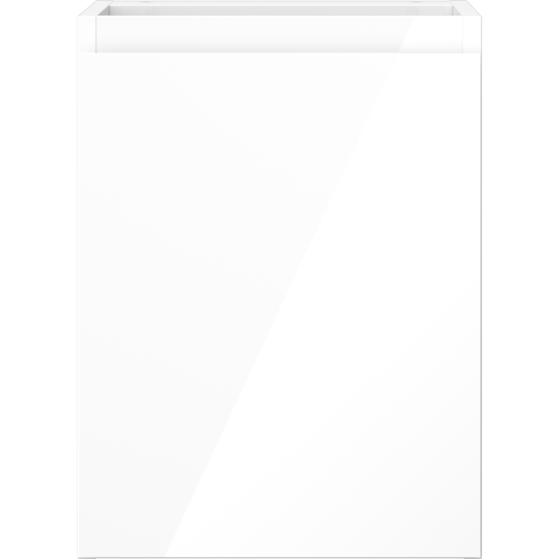 Mexen Orio bathroom cabinet under-sink 35 cm, 1 door, white gloss - 91A11-03547-1-BF00