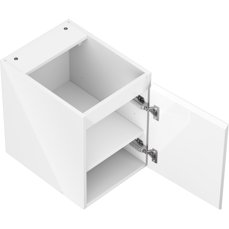 Mexen Orio Mobiletto da bagno 35 cm, 1 porta, bianco lucido - 91A11-03547-1-BF00