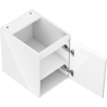 Mexen Orio armoire de salle de bain sous lavabo 35 cm, 1 porte, blanc brillant - 91A11-03547-1-BF00
