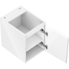 Mexen Orio meuble de salle de bain sous-lavabo 35 cm, 1 porte, blanc brillant - 91A11-03547-1-BF00