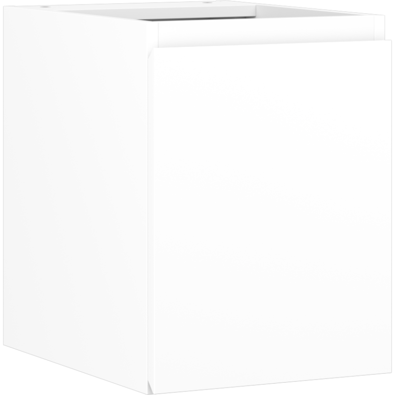 Mexen Orio Badezimmerschrank für Waschbecken 35 cm, 1 Tür, weiß matt - 91A11-03547-1-BF01