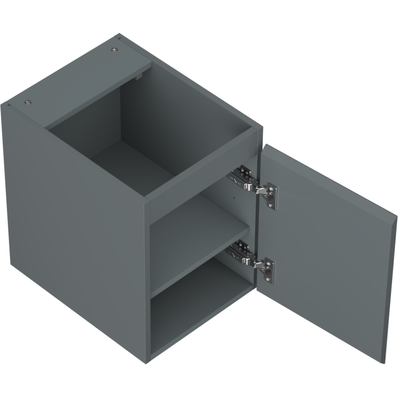 Mexen Orio mueble de baño bajo lavabo 35 cm, 1 puerta, grafito mate - 91A11-03547-1-BF66