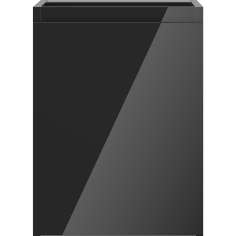 Mexen Orio bathroom cabinet under sink 35 cm, 1 door, black gloss - 91A11-03547-1-BF70