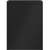 Mexen Orio Badezimmerschrank für Waschbecken 35 cm, 1 Tür, schwarz matt - 91A11-03547-1-BF71