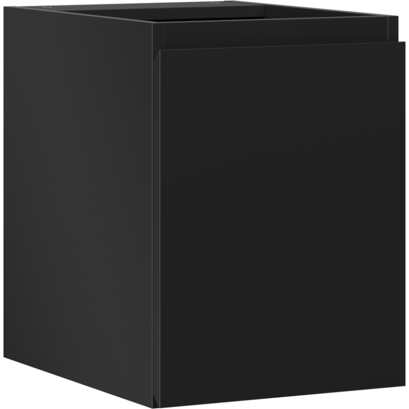 Mexen Orio meuble de salle de bain sous lavabo 35 cm, 1 porte, noir mat - 91A11-03547-1-BF71