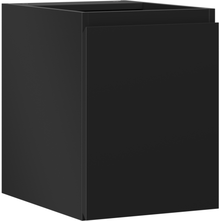 Mexen Orio meuble de salle de bain sous lavabo 35 cm, 1 porte, noir mat - 91A11-03547-1-BF71