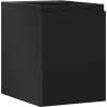 Mexen Orio meuble de salle de bain sous lavabo 35 cm, 1 porte, noir mat - 91A11-03547-1-BF71