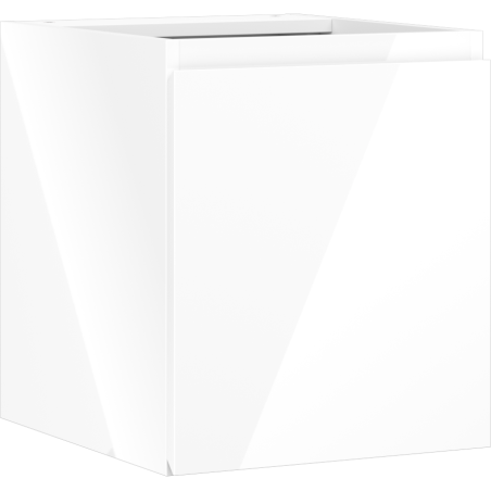 Mexen Orio badkamerkastje voor wastafel 40 cm, 1 deur, wit glans - 91A11-04047-1-BF00