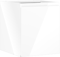 Mexen Orio badkamerkastje voor wastafel 40 cm, 1 deur, wit glans - 91A11-04047-1-BF00