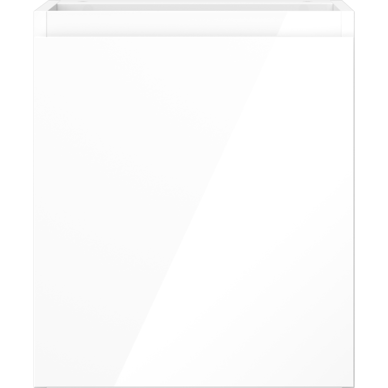 Mexen Orio Badezimmerschrank unter Waschbecken 40 cm, 1 Tür, weiß glänzend - 91A11-04047-1-BF00