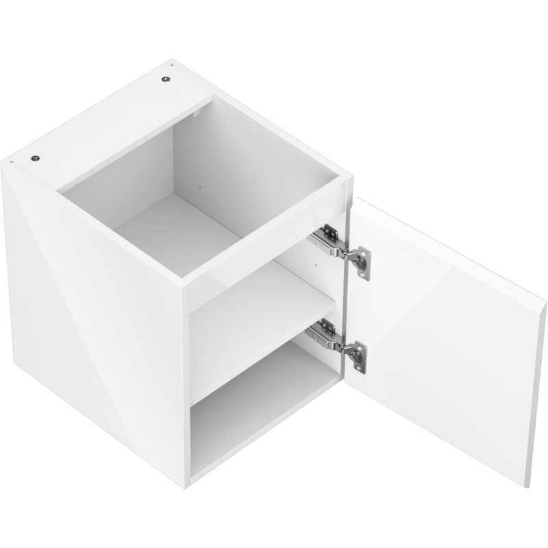 Mexen Orio armário de casa de banho para lavatório 40 cm, 1 porta, branco brilho - 91A11-04047-1-BF00