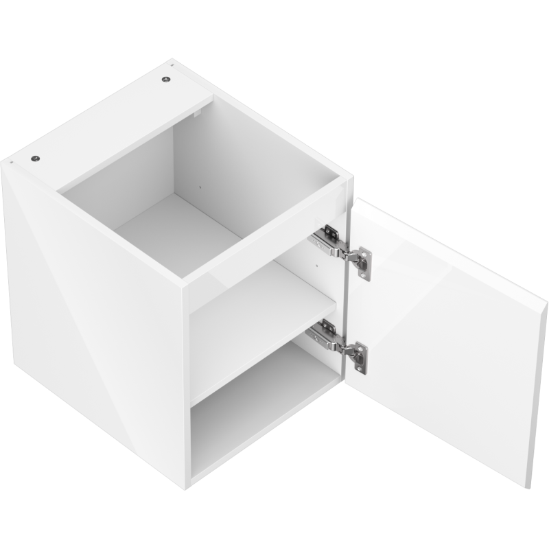 Mexen Orio armoire de salle de bain sous-lavabo 40 cm, 1 porte, blanc brillant - 91A11-04047-1-BF00