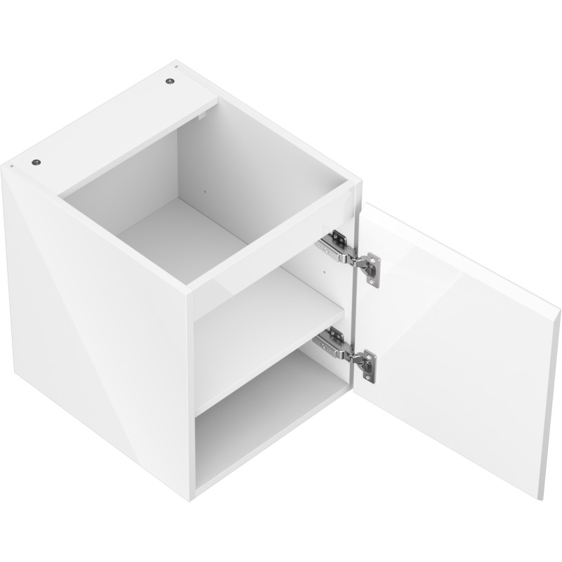 Mexen Orio mueble de baño bajo lavabo de 40 cm, 1 puerta, blanco brillante - 91A11-04047-1-BF00