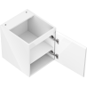 Mexen Orio bathroom cabinet under sink 40 cm, 1 door, white gloss - 91A11-04047-1-BF00