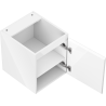Mexen Orio mueble de baño bajo lavabo de 40 cm, 1 puerta, blanco brillante - 91A11-04047-1-BF00