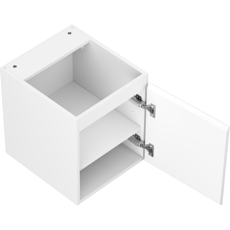 Mexen Orio mueble de baño bajo lavabo 40 cm, 1 puerta, blanco mate - 91A11-04047-1-BF01