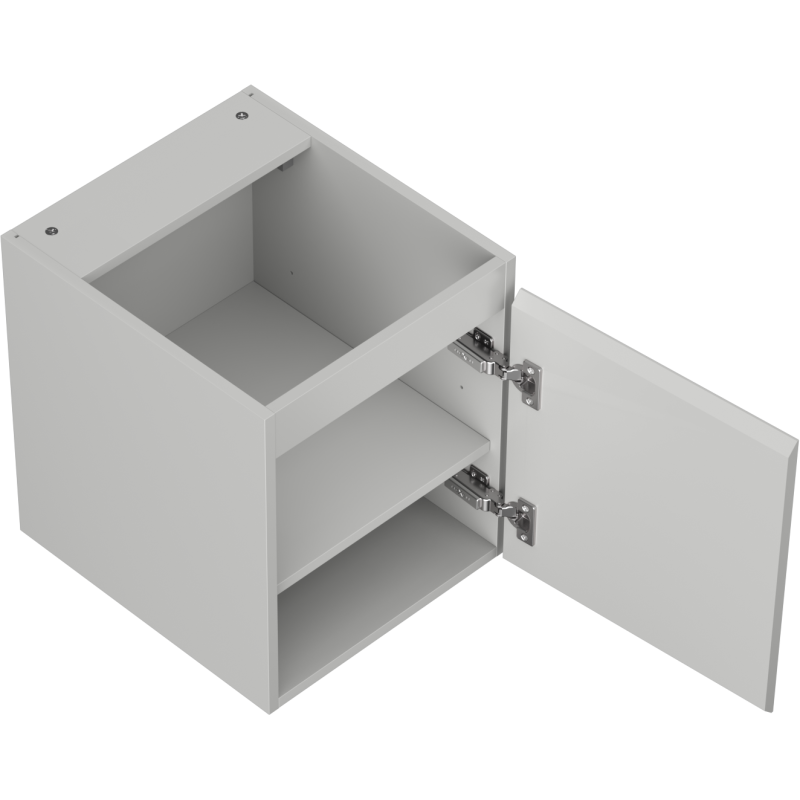 Mexen Orio bathroom cabinet under-sink 40 cm, 1 door, matte grey - 91A11-04047-1-BF62