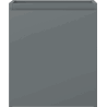 Mexen Orio badkamerkast onder wastafel 40 cm, 1 deur, grafiet mat - 91A11-04047-1-BF66