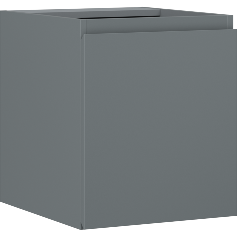 Mexen Orio armoire de salle de bains sous-vasque 40 cm, 1 porte, graphite mat - 91A11-04047-1-BF66