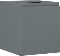 Mexen Orio armário de casa de banho de 40 cm para pia, 1 porta, grafite mate - 91A11-04047-1-BF66