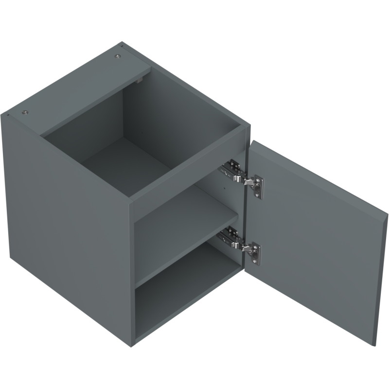 Mexen Orio mueble de baño bajo lavabo de 40 cm, 1 puerta, grafito mate - 91A11-04047-1-BF66