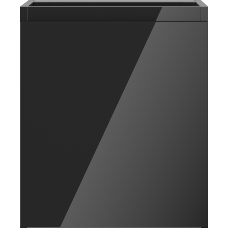 Mexen Orio kylpyhuonekaappi altaan alle 40 cm, 1 ovi, musta kiiltävä - 91A11-04047-1-BF70