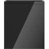 Mexen Orio mueble de baño bajo lavabo de 40 cm, 1 puerta, negro brillante - 91A11-04047-1-BF70