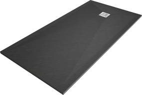 Mexen Stone+ 180 x 70 cm ristkülikukujuline komposiitdušialus, antratsiit - 44717018
