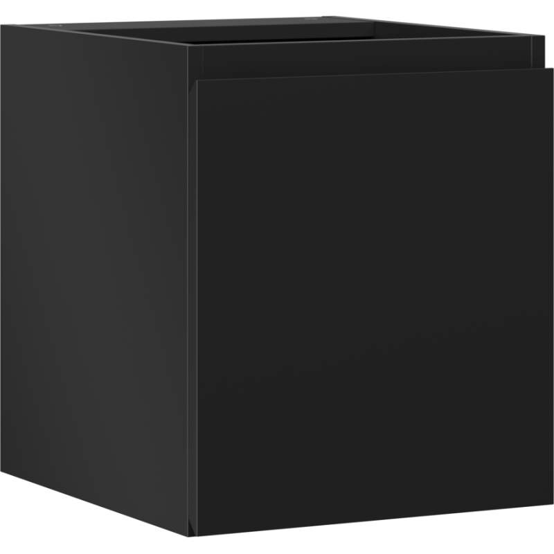 Mexen Orio armario de baño bajo lavabo 40 cm, 1 puerta, negro mate - 91A11-04047-1-BF71