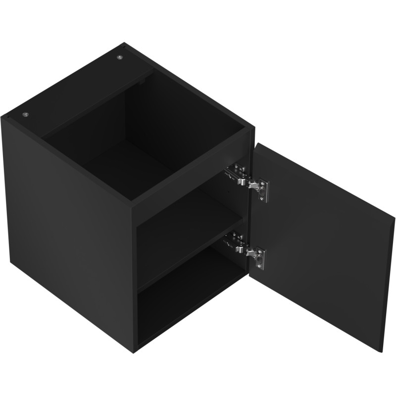 Mexen Orio meuble de salle de bains sous-vasque 40 cm, 1 porte, noir mat - 91A11-04047-1-BF71