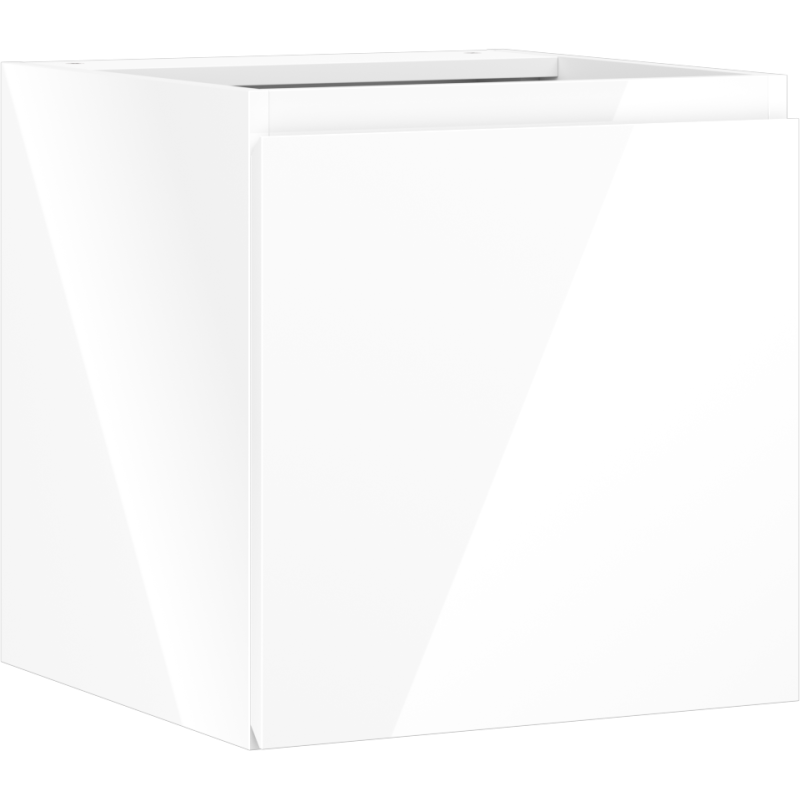 Mexen Orio Badezimmerschrank Waschtischunterbau 45 cm, 1 Tür, weiß glänzend - 91A11-04547-1-BF00