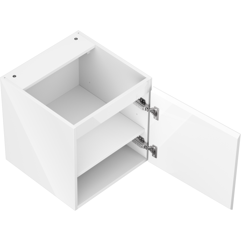 Mexen Orio armoire de salle de bains sous lavabo 45 cm, 1 porte, blanc brillant - 91A11-04547-1-BF00