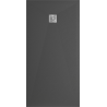 Mexen Stone+ rectangular composite shower tray 180 x 70 cm, anthracite - 44717018