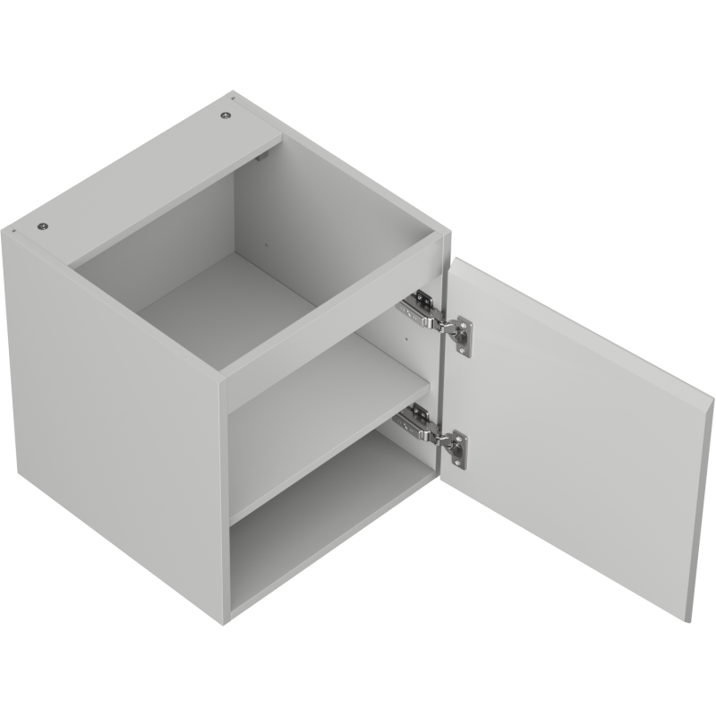 Mexen Orio armário de casa de banho para lavatório 45 cm, 1 porta, cinza mate - 91A11-04547-1-BF62