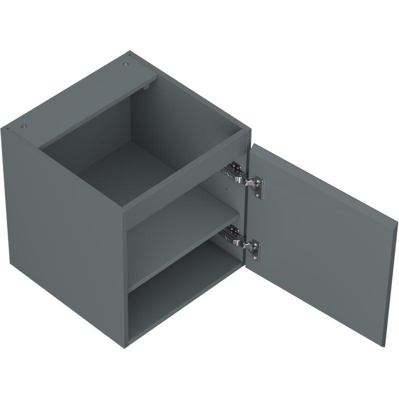 Mexen Orio badkamerkastje onder de wastafel 45 cm, 1 deur, grafiet mat - 91A11-04547-1-BF66