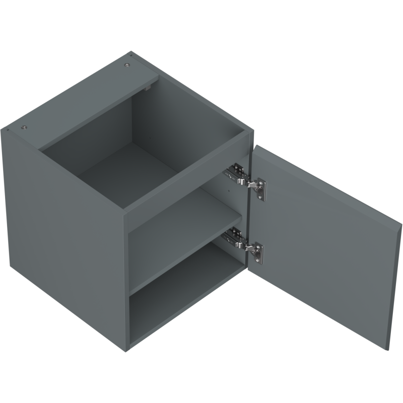 Mexen Orio mueble de baño para fregadero 45 cm, 1 puerta, grafito mate - 91A11-04547-1-BF66