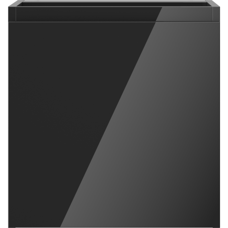 Mexen Orio badkamerkastje voor onder de wastafel 45 cm, 1 deur, zwart glans - 91A11-04547-1-BF70