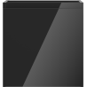 Mexen Orio Badezimmerschrank 45 cm, 1 Tür, schwarz glänzend - 91A11-04547-1-BF70