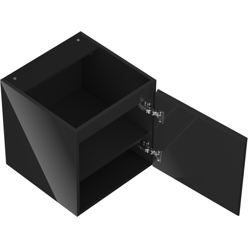 Mexen Orio vannitoa aluskapp 45 cm, 1 uks, must, läikiv - 91A11-04547-1-BF70