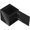 Mexen Orio Badezimmerschrank 45 cm, 1 Tür, schwarz glänzend - 91A11-04547-1-BF70