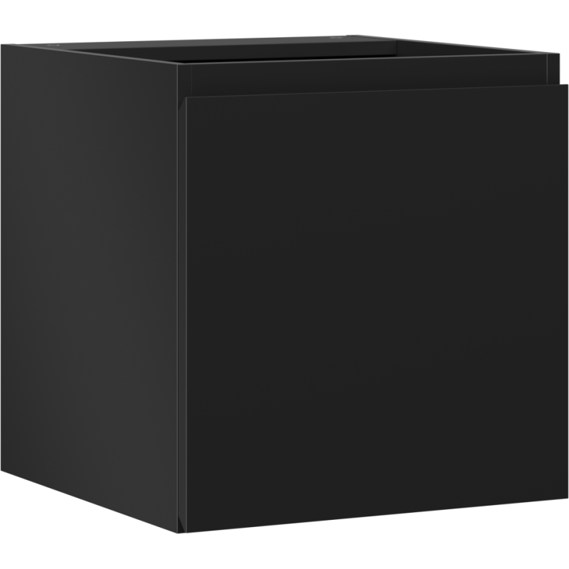 Mexen Orio armadietto da bagno sotto-lavabo 45 cm, 1 porta, nero opaco - 91A11-04547-1-BF71